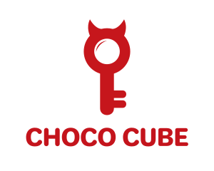 Cheeky - Naughty Devil Lock logo design