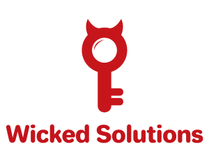 Bad - Naughty Devil Lock logo design