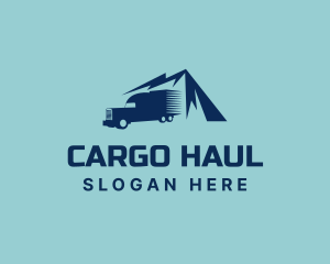 Mountain Cargo Truck logo design