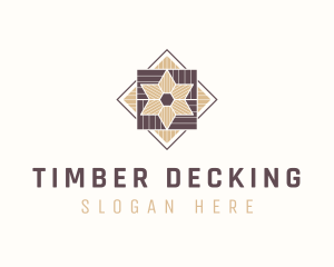 Decking - Floor Pavement Pattern logo design