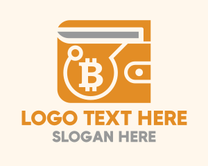 Dollar - Bitcoin Crypto Wallet logo design