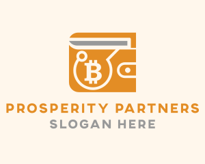 Wealth - Bitcoin Crypto Wallet logo design