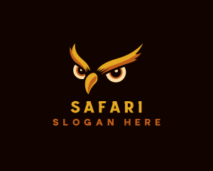 Owl Eyes Safari logo design