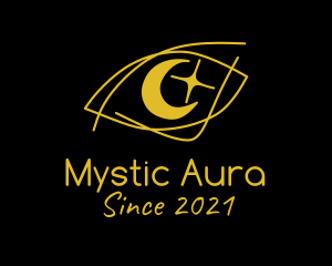 Mystical Eye Moon  logo design