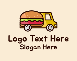 Burger Food Truck Hamburger Logo