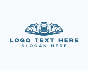 Delivery - Truck Logistics Vehicle logo design