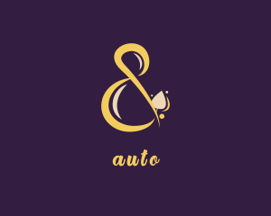 Stylish Script Ampersand  Logo