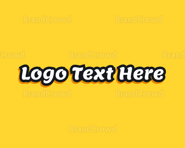 Playful Cartoon Wordmark Logo