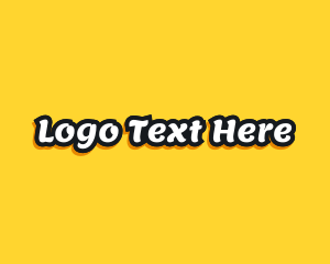 Playful Cartoon Wordmark  Logo