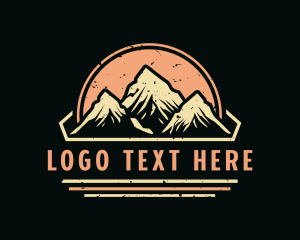 Trekking - Trekking Mountain Adventure logo design