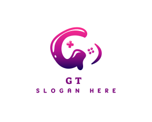 Game Controller Letter G logo design