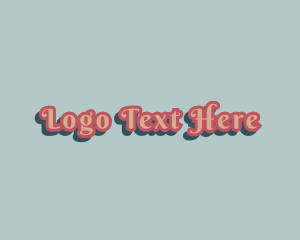 Pop - Feminine Pop Script logo design