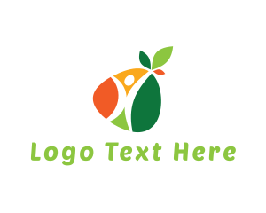 Life Insurance - Colorful Fruit Vegetable Person logo design