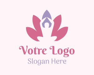 Feminine Lotus Yoga Massage   Logo