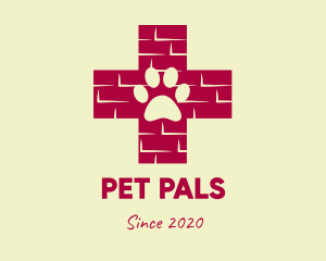 Red Emergency Pet Clinic logo design