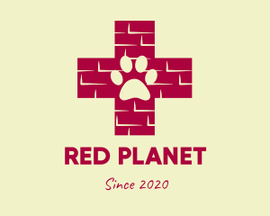 Red Emergency Pet Clinic logo design