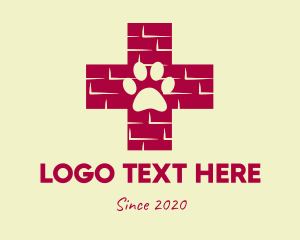 Brick - Red Emergency Pet Clinic logo design