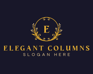 Elegant Floral Boutique logo design