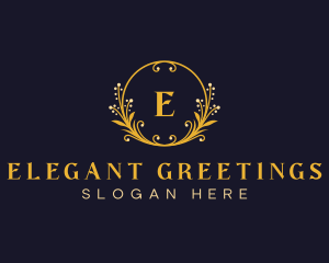 Elegant Floral Boutique logo design