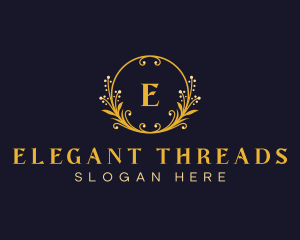 Elegant Floral Boutique logo design