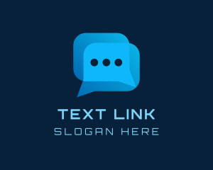Sms - Cyber Messaging Chat App logo design