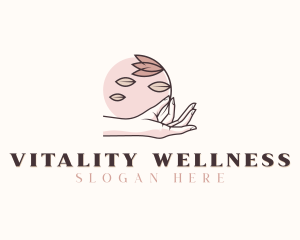 Hand Wellness Spa logo design