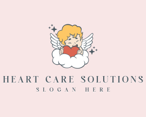 Dating Cupid Valentine logo design