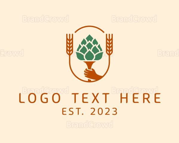 Beer Malt Farmer Logo