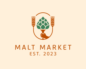 Malt - Beer Malt Farmer logo design