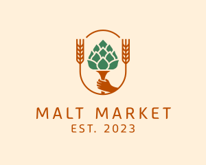 Beer Malt Farmer logo design