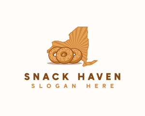 New York Bagel Bread logo design