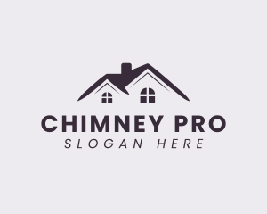 Chimney - Chimney House Roofing logo design