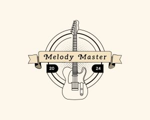 Musician - Rockstar Musician Guitar logo design