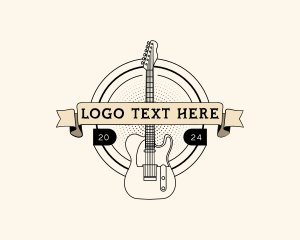 Idol - Rockstar Musician Guitar Band logo design