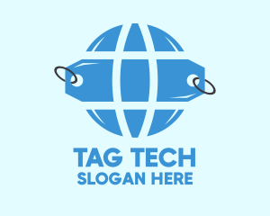 Tag - Price Tag Globe logo design
