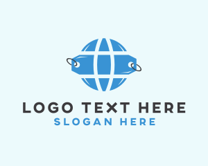 Global - Price Tag Globe logo design