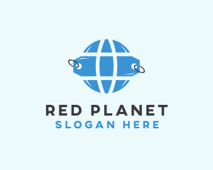 Price Tag Globe logo design