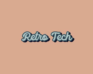 Retro Cursive Company logo design