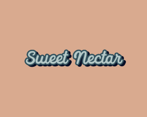 Retro Cursive Company logo design