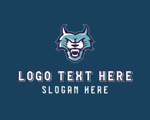 Canine - Wolf Safari Animal logo design