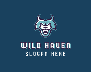 Wolf Safari Animal logo design