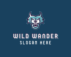 Wolf Safari Animal logo design