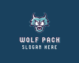 Wolf Safari Animal logo design