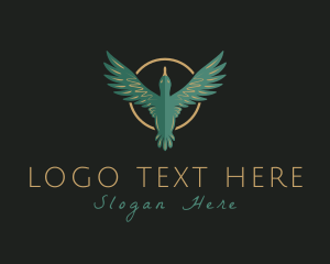 Avian - Avian Duck Fly logo design