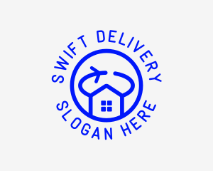 Courier House Delivery logo design