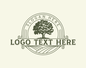 Forestry - Tree Valley Farm logo design