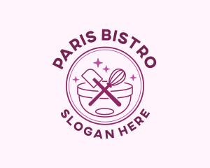 Baking Whisk Patisserie logo design