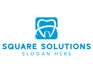 Molar Tooth Square logo design