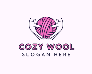 Crochet Hand Yarn logo design