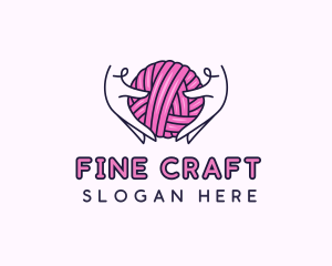 Crochet Hand Yarn logo design